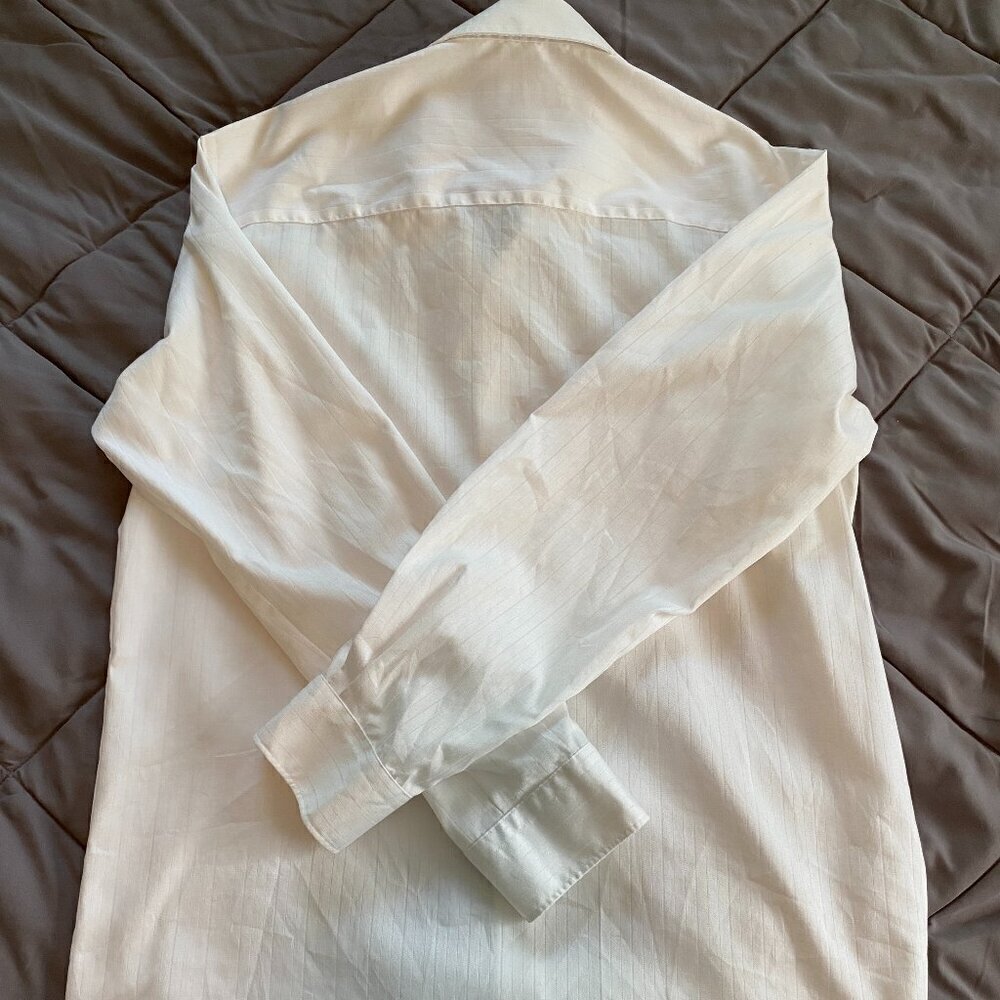 Men's Reaction Kenneth Cole Wrinkle Free Long Sleeve Button Down Dress Shirt - Picture 5 of 5